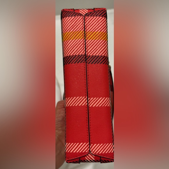 Kate Spade Morgan Museum Plaid Dome Crossbody with dust bag NWOT - Picture 11 of 14